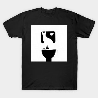 BATHROOM CAT T-Shirt